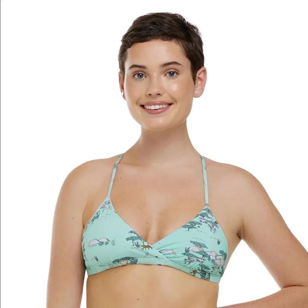 Eidon Surf Madison Mint Bikini Top Sz XS/TP